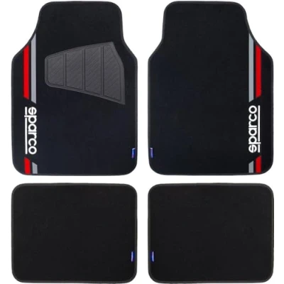 Abbildung von SPARCO 508 CORSA SPCF508RD Fußmattensatz PVC vorne und hinten schwarz/rot 68 x 48 cm, 37 cm kfzteile, mister auto, atp autoteile, kfzteile24