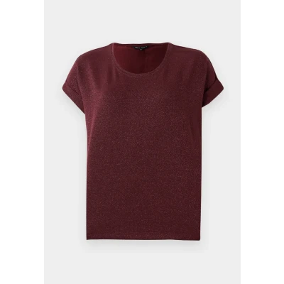 Abbildung von ONLY Onlmoster Glitter Tshirt basic, Damen, Größe: XS, Chocolate truffle