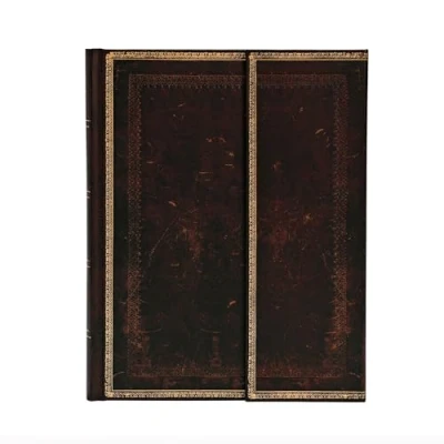 Abbildung von Paperblanks Faux Leder Marokkoleder Notizbuch Ultra Liniert (Old Leather), (230 x 180) Leather Collection)