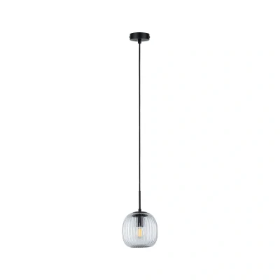 Abbildung von Paulmann Pendelleuchte »Ruya E14 max. 20W Glas, Schwarz matt«, 1 flammig, Leuchtmittel ohne