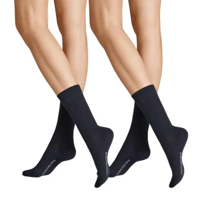 Abbildung von Hudson Damen Socken Only 2 Pack druckfreier Bund Marine 39 42