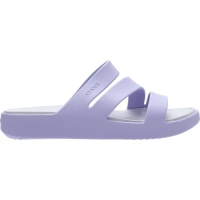 Abbildung von Crocs Pantolette flach, Damen, Größe: 34/35, Mystic purple Schuhe
