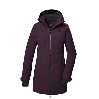 Abbildung von killtec Damen Funktionsparka/Parka mit Kapuze KOW 307 WMN PRK, pflaume, 38, 41821 000