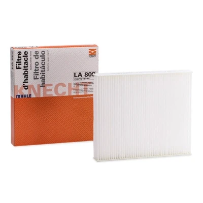 Abbildung von MAHLE ORIGINAL LA 809 Innenraumfilter Partikelfilter 254,0 224 36,0 SKODA: Fabia III Estate, Rapid Spaceback, Roomster, SEAT: Toledo 4, Ibiza 4