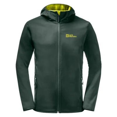 Abbildung von Jack Wolfskin Bornberg Softshelljacke Black olive firefly, Herren, Größe: Medium, firefly