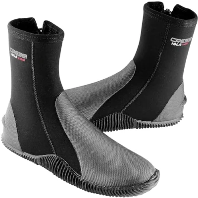 Abbildung von Cressi Isla Boots Unisex Tauchschuhe aus Neopren mit Gummisohle
