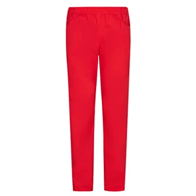 Abbildung von MISEMIYA Arbeitshosen Unisex ELASTISCHE MEDIZINISCHE Schlupfhose Uniformen SANITÄR Arbeitshose 8312 X Small, Rot