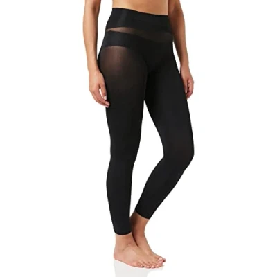 Abbildung von Goldenlady Damen Pantacoll.reduxcell 120 2p Halterlose Strümpfe, 100 DEN, Schwarz (Nero 099a), Medium (Herstellergröße: 3 M) (2er Pack)