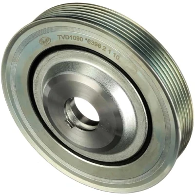 Abbildung von GATES TVD1090 Kurbelwellenriemenscheibe 153 ohne Zubehör FleetRunner Micro V Stretch Fit FORD: MONDEO 4 Stufenheck, Focus 2 Kombi,