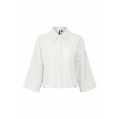 Abbildung von Vero Moda Vmnatali Hemdbluse, Damen, Größe: XL, Snow white