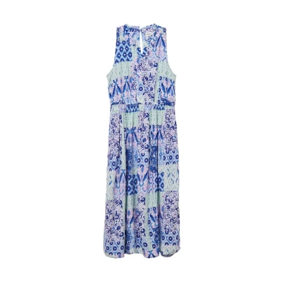 Abbildung von s.Oliver MIT RÜSCHENKRAGEN Freizeitkleid für Kinder, Größe: 134, Blau