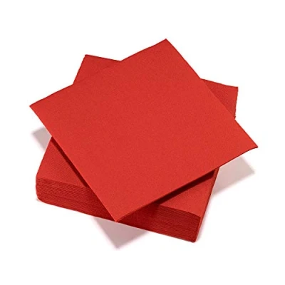 Abbildung von LE NAPPAGE ARTS DE LA TABLE Napage Airlaid Servietten, 40 x cm, Rot, FSC, 71449