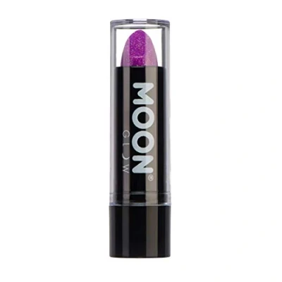Abbildung von Moon Glow Neon UV Glitzer Lippenstift, leuchtender neonfarbener leuchtet unter Strahlung (Lila, 1 Stück)