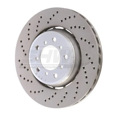 Abbildung von SHW Performance BFL42841 Bremsscheibe Vorderachse links 325 28 gelocht, innenbelüftet, Verbundbremsscheibe beschichtet hochgekohlt BMW: 3 Coupe