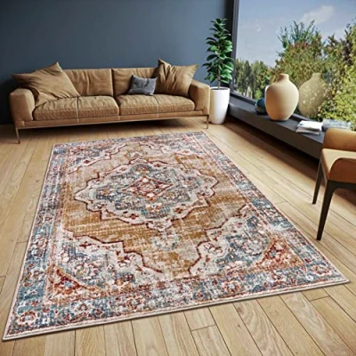 Abbildung von HANSE Home Teppich »Strozzi«, rechteckig, 8 mm Höhe, Läufer, Orientalisch, Kurzflor, Wohnzimmer, Schlafzimmer, Esszimmer