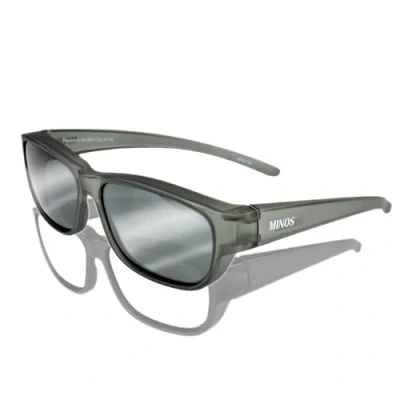 Abbildung von ActiveSol Überzieh Sonnenbrille MINOS für kleine Brillen Herren polarisiert, Lotus Effekt