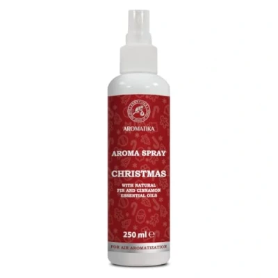 Abbildung von Weihnachtliches Aromaspray 250 ml Frisches mit ätherischem Tannenöl und Zimtöl Weihnachtsduft Spray zur Lufterfrischung Natürlicher Raumduft Aromatherapie Raumspray Kissenspray