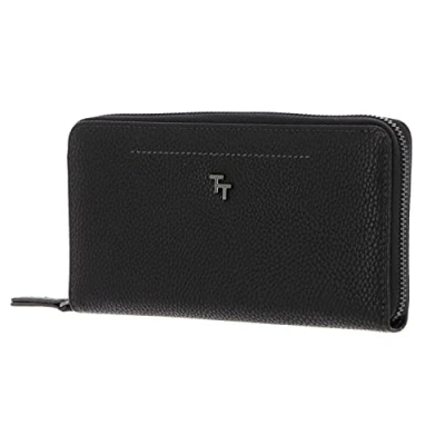 Abbildung von TOM TAILOR bags Bella Damen Geldbörse Portemonnaie Reißverschluss Groß Schwarz