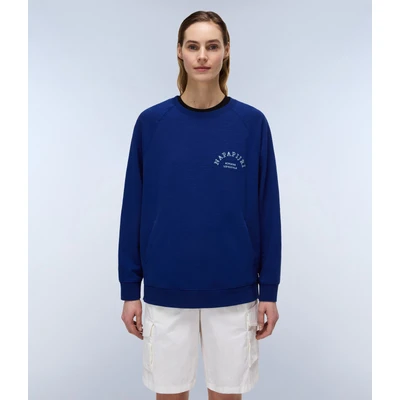 Abbildung von Napapijri Bellwether Sweatshirt, Damen, Größe: Large, Dark blue