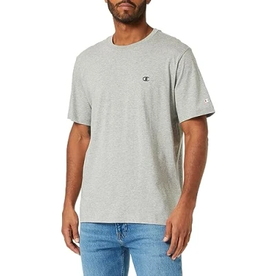 Abbildung von Champion Crewneck Tshirt basic, Herren, Größe: Medium, Grey melange