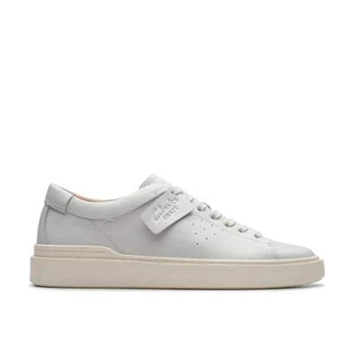 Abbildung von Clarks Herren 261761347 Sneaker, White Leather, 42.5 EU
