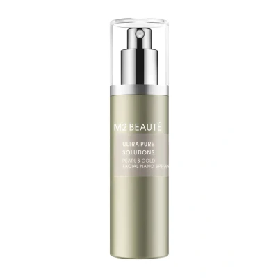 Abbildung von M2 Beauté Ultra Pure Solutions Pearl &amp; Gold Facial Nano Spray 75 Ml