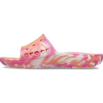 Abbildung von Crocs Unisex Baya Ii Slides Clog, Papaya marmoriert, 42/43 EU
