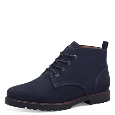 Abbildung von Tamaris Damen Stiefelette Leder bequem; NAVY, EU 40