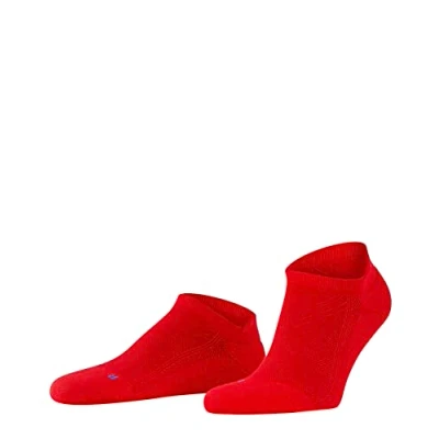 Abbildung von FALKE Unisex Sneakersocken Cool Kick Sneaker U Sn weich atmungsaktiv schnelltrocknend kurz einfarbig 1 Paar, Rot Fire 8150 O, 46 48
