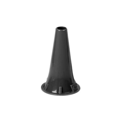Abbildung von GIMA Mini Einweg Ohrenspekulum, Ø 4 mm, Schwarze Farbe, Latexfrei, Packung mit 250 Stücken