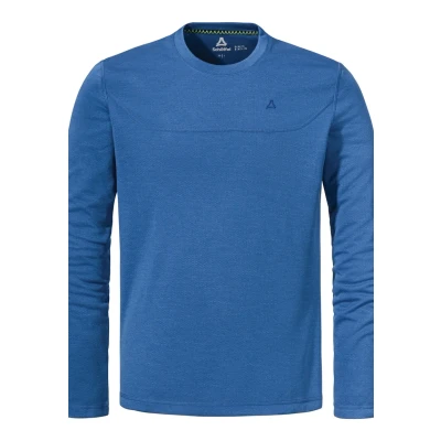 Abbildung von Schöffel CIRC Style SMUE Langarmshirt, Herren, Größe: 50, Blau