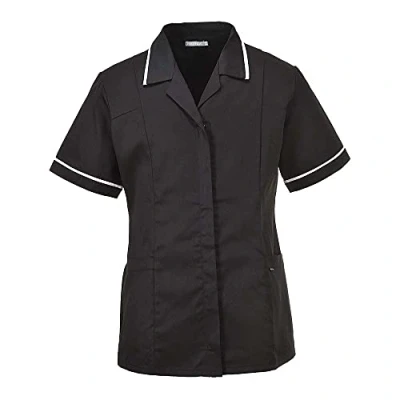 Abbildung von Portwest LW20BKRXXL Serie LW20 klassische Tunika, regulär, Größe: XXL, Schwarz
