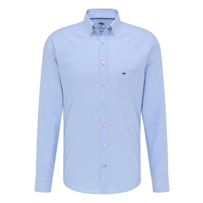 Abbildung von FYNCH HATTON Langarmhemd, mit Button Down Kragen
