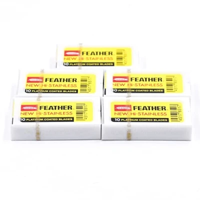 Abbildung von Feather Doppelschneidige Klingen, 50 Count Base