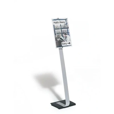 Abbildung von Durable Präsentationsständer Crystal Sign Stand A3, für Hoch und Querformat, 481923