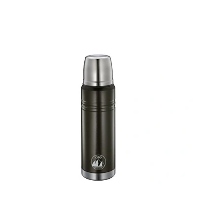 Abbildung von Cilio 545517 Isolierflasche, Edelstahl, schwarz, 9 x 31 cm