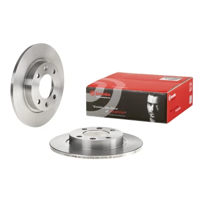 Abbildung von BREMBO 08.2985.20 Bremsscheibe 247 10 4 voll mit Schrauben PEUGEOT: 405 I Saloon, Estate