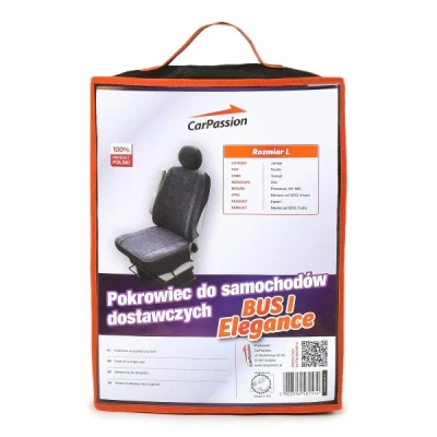 Abbildung von CARPASSION BUS I Elegance 30112 Sitzschonbezug Graphit Polyester vorne OPEL: Vivaro A Combi, Van