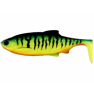 Abbildung von Westin Ricky The Roach Shadtail 7cm (2Stk) Firetiger Gummifisch