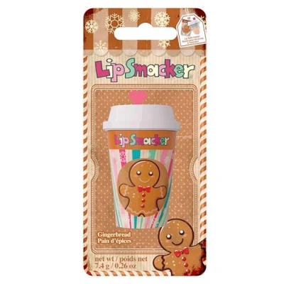 Abbildung von Lip Smacker Holiday Frappe Cup Balm, Weihnachtlicher Lippenbalsam für Kinder, mit Rizinusöl, Feuchtigkeitsspendend und Leicht Aufzutragen, Gingerbread
