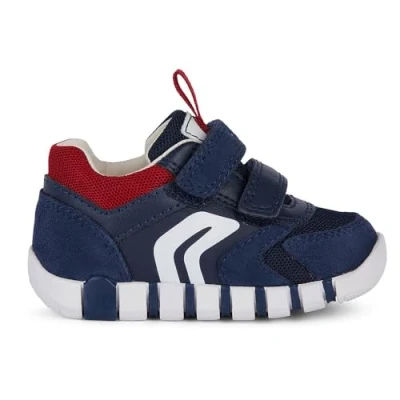 Abbildung von Geox Iupidoo Lauflernschuh für Kinder, Größe: 23, Navy dark red Schuhe