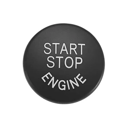 Abbildung von YINETTECH Motor Start Stop Button Cover Ersatz Kompatibel mit BMW X5 E70 X6 E71 E60 E87 E83 E89 3er E90 E91 E92 Motorschalter Abdeckung Schwarz
