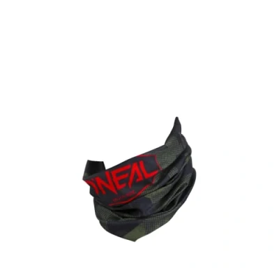 Abbildung von O‘NEAL Halstuch Schlauch Schal Mountainbike Motocross Motorrad Ungesäumt, Bequemes Material, elastischer Stoff Neckwarmer Covert Unisex Schwarz Grün Einheitsgröße