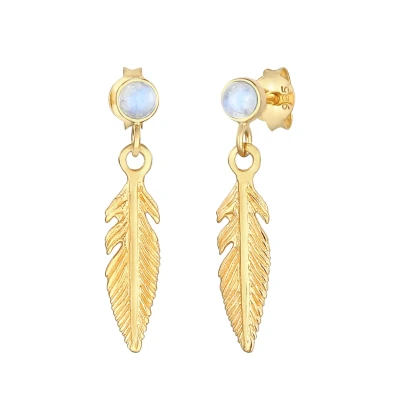 Abbildung von Elli Feather BOHO Style Ohrringe goldcoloured, Damen, Größe: One Size, Gold coloured