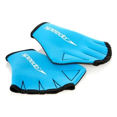 Abbildung von Speedo Unisex Erwachsene Aqua Glove Handschuhe, Blau, M