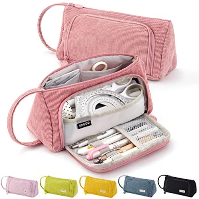 Abbildung von ONCCI Federmäppchen Mädchen Mäppchen Federtaschen Große Kapazität Teenager Etui Stifte Pencil Case für Schule &amp; Büro (Pink)