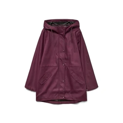 Abbildung von Vero Moda Vmmalou Coated Jacket Parka, Damen, Größe: Medium, Winetasting