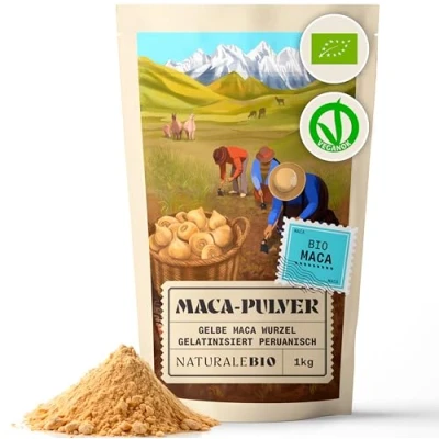 Abbildung von NaturaleBio Maca Pulver 1kg