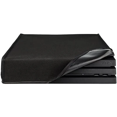 Abbildung von eXtremeRate Spritzwasserdichte Tasche für ps4 Pro Konsole Staubschutze Hülle Case Cover Sleeve Zubehör Abdeckung Schwarz