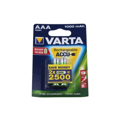 Abbildung von Varta Mikro / aaa r2u 1000mah 2 packungen 5703301402